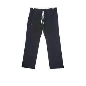 FIGS Scrub Pants Women's Kade Black Cargo Style Technical Collection XL Tall